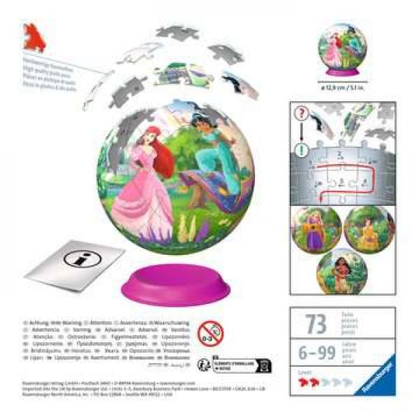 Disney Princess - Puzzleball - 72 Teile