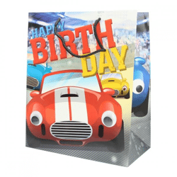 Gift bag Happy Birthday car 27 x 15 x 32.5 cm VE100