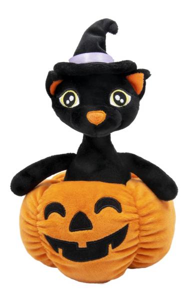 Halloween Katze - Pl&uuml;sch