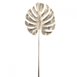 HBX künstlicher Zweig Monstera champagnerfarben 72 cm