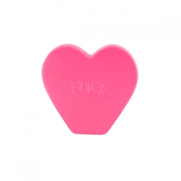 Housevitamin Skulptur Candy Heart Fuck rosa 13 cm