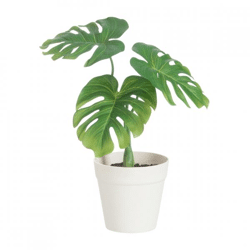 J-Line artificial plant in pot Philo green 25 cm