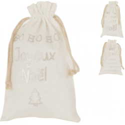 J-Line Tasche Weihnachten Französisch 28 cm 3 sortiert