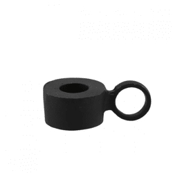 Kerzenleuchter Dobra Metall schwarz 9 cm