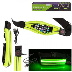 Laufende Gürteltasche mit wiederaufladbaren LED-Leuchten