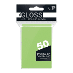 Lime Green PRO-Gloss Standard Deck Protector Sleeves (50)