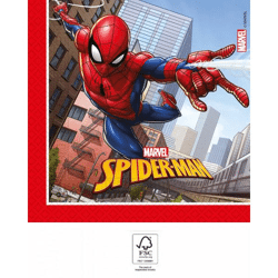 Marvel Spiderman - 20 Crime Fighter napkins - 33 x 33 cm