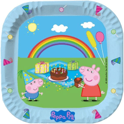Peppa Pig - 6 paper plates - 23 cm