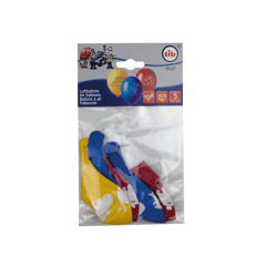 Polizei - 7 Luftballons, bunt - 3-fach sortiert - 30 cm