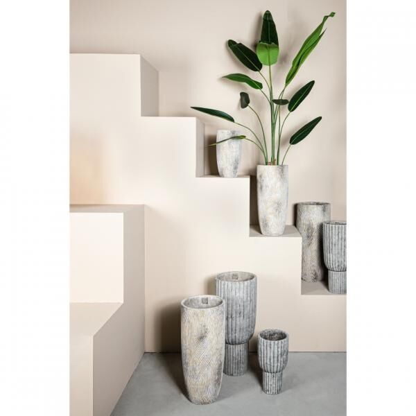 PTMD Blumentopf Linc S grau 30 cm