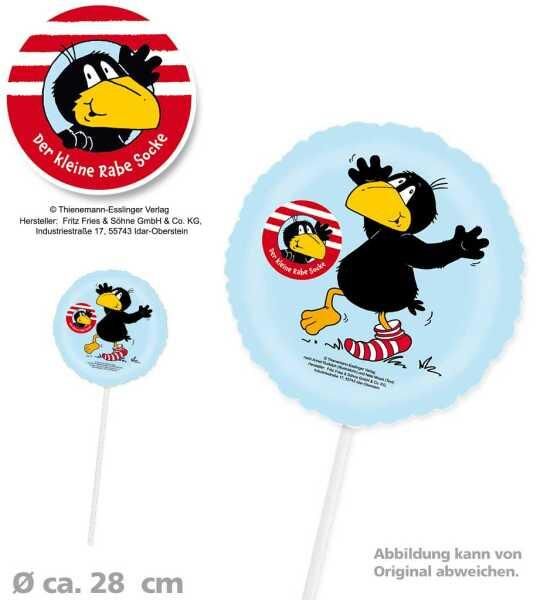 Rabe Socke - Folienballon - 28 cm