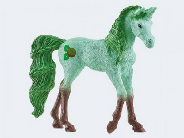 Schleich 70734 - Spielfigur, Bayala Sammel Einhorn Minzschokolade