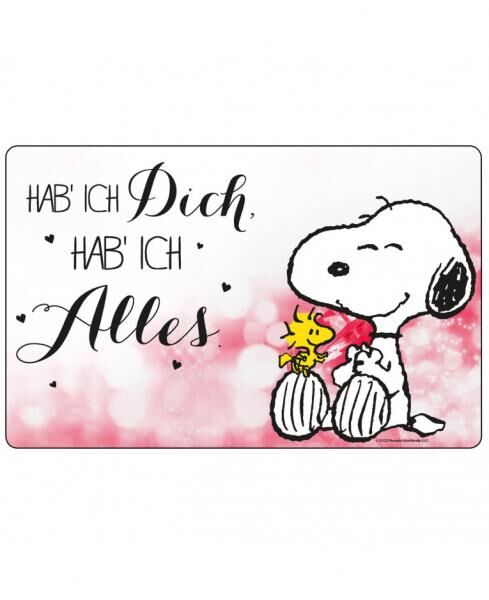 Snoopy "Hab ich Dich, hab ich Alles!" - Lunchbox / Brotdose