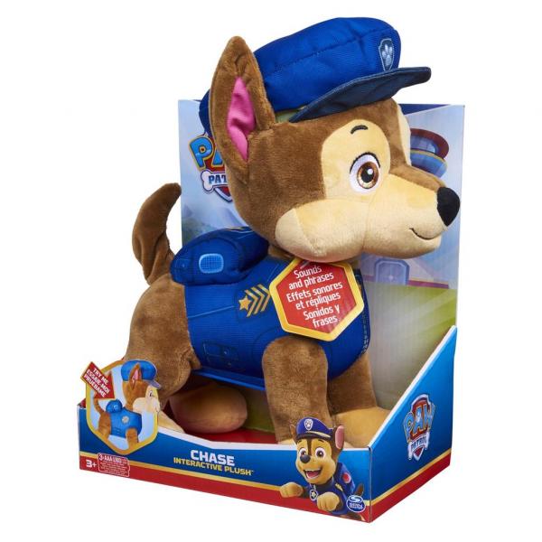 Spin Master 41755 - Paw Patrol interaktiver Pl&uuml;sch Chase - 30 cm