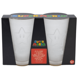 Super Mario - 2 Stück Casual Gläser-Set - 490 ml