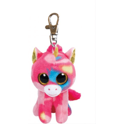 Ty 36619 - Einhorn Fantasia - Beanie Boo's - Schlüsselanhänger 8,5 cm