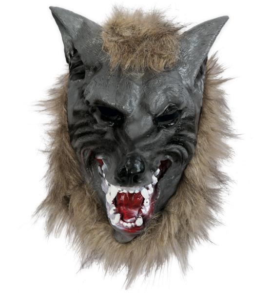 Vollmaske Wolf - Adult