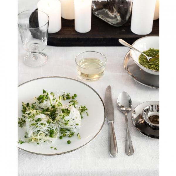 Vtwonen Essteller Weiß Silber 25,5 cm