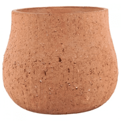 Flower pot Darcy rust-colored 25 cm