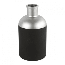 Countryfield bottle vase Madelon S black/silver 26 cm