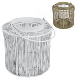 Lumero Lighting candle holder metal 17 cm 2 assorted