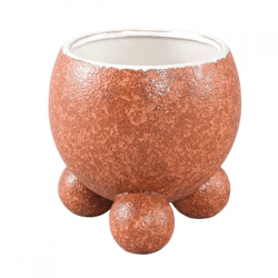 PTMD flower pot Malinda L orange 17 cm