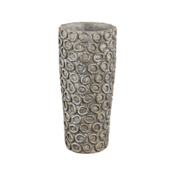 PTMD cement jar with circles Ginte S 45 cm