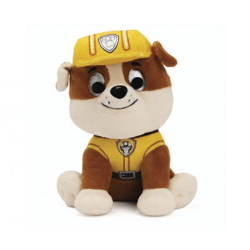 Spin Master 48314 - Paw Patrol plush figure Rubble, 15cm