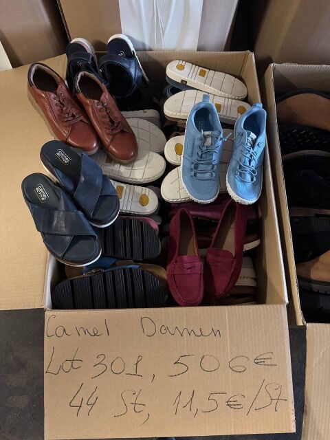 11,50 € Camel Active Damen Schuhe Mix Kategorie A Größe 37 Echtleder neue Samples Lot 301 mit 44 Paar auf Lager in Deutschland