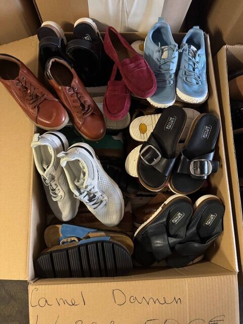 11,50 € Camel Active Damen Schuhe Mix Kategorie A Größe 37 Echtleder neue Samples Lot 301 mit 44 Paar auf Lager in Deutschland