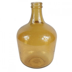 Flasche recyceltes Glas Bernstein 42 cm