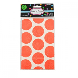 Gift box orange/white 18 cm x 11 cm