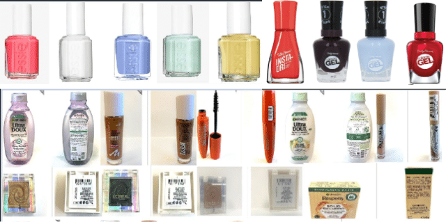 LOREAL, Maybelline, Manhattan, Max Factor,  Rimmel, Garnier, MISS SPORTY, FRUSTIS, BOURJOIS, P2  