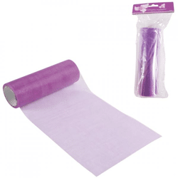 Organza auf Rolle lila 15 cm x 10 m