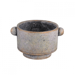 PTMD Blumentopf Burly grau 15 cm