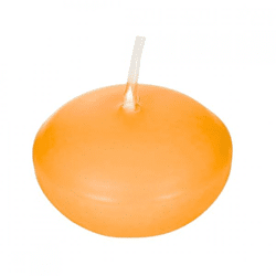 Floating candle orange 5 cm