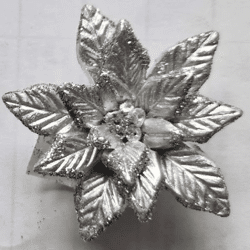 Silber Blüten Deko 12 er Box Ostern Frühling