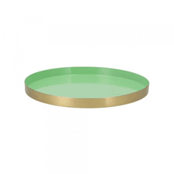 Tablett Marrakech mint gold 26 cm