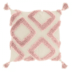Unique Living cushion Cruz old pink 45 x 45 cm