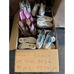 11,50€ Camel Active Damen Mix Schuhe, Lot 306 mit 46 Stk, Kategorie A, neue Ledermodelle Größe 37, Lagerware aus Deutschland