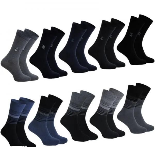 Herren Socken 5er-Pack – 80% Baumwolle – Grossposten – Palettenware