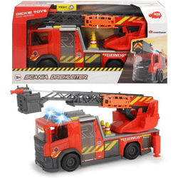Dickie Toys 203716017 - Scania turntable ladder fire department
