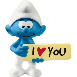 Schleich 20823 - Smurf with shield play figure