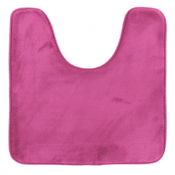 Toilettenvorleger lila Polyester 45 x 50 cm