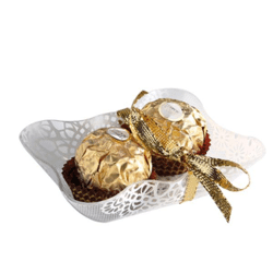 Decorative tray for trinkets, 9.5x8.5 cm