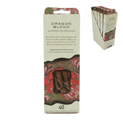 Dragon blood cone incense sticks 40 pcs. 18.5 cm
