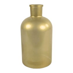 Countryfield bottle vase Dena S gold colored 27 cm