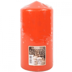 Gala stump candle terra 10 x 20 cm