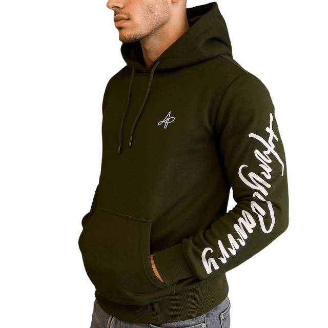 Herren Basic Hoodie Sweatshirt Kapuzenpollover Sweatjacke