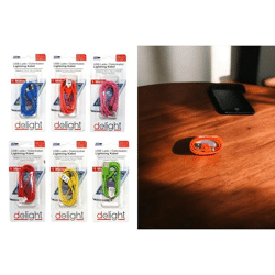 USB-A → Lightning (iPhone) cable, 1 m, mix 6 colors